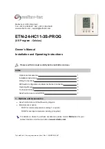 meitav-tec ETN-24-HC11-3S-PROG Installation And Operating Instructions Manual предпросмотр