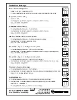 Preview for 6 page of meitav-tec ETN24-SUPER-SH-F Owner'S Manual & Technnician Settings