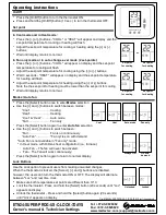 Предварительный просмотр 3 страницы meitav-tec ETN24 Owner'S Manual & Technician Settings