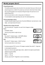 Предварительный просмотр 10 страницы meitav-tec ETNC-SUPER-PROG-HU-PIR Owner'S Manual & Technician Settings