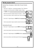 Предварительный просмотр 12 страницы meitav-tec ETNC-SUPER-PROG-HU-PIR Owner'S Manual & Technician Settings