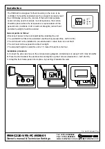 Предварительный просмотр 2 страницы meitav-tec FMHC220-VFS-FC-MDB01 Owner'S Manual And Technical Documentation