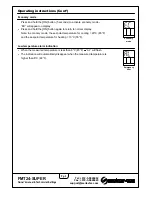 Предварительный просмотр 3 страницы meitav-tec FMT24-SUPER Owner'S Manual & Technician Settings