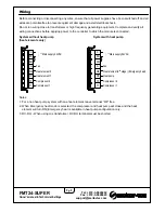 Предварительный просмотр 5 страницы meitav-tec FMT24-SUPER Owner'S Manual & Technician Settings