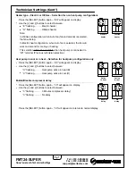 Предварительный просмотр 7 страницы meitav-tec FMT24-SUPER Owner'S Manual & Technician Settings