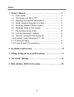 Preview for 2 page of meitav-tec MTS/SUPER/CO2 series Owner'S Manual And Technical Documentation