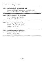 Preview for 22 page of meitav-tec MTSC/SUPER/HU Owner'S Manual