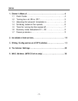 Preview for 3 page of meitav-tec MTSC Owner'S Manual