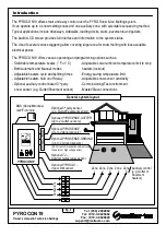 Preview for 3 page of meitav-tec PYROCON19 Owner'S Manual & Technician Settings