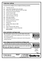 Preview for 7 page of meitav-tec PYROCON19 Owner'S Manual & Technician Settings