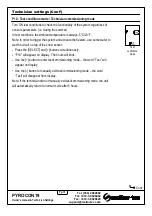 Preview for 15 page of meitav-tec PYROCON19 Owner'S Manual & Technician Settings