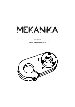 Preview for 1 page of MEKANIKA DUST SHOE Mounting Manual