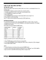 Preview for 10 page of mekappa AGILE OWM14X-G6DCG Instruction Manual