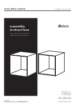 Предварительный просмотр 1 страницы Melaco HOME OFFICE SELECT Assembly Instructions