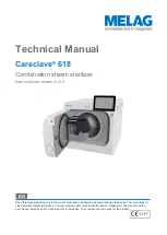 Preview for 1 page of MELAG Careclave 618 Technical Manual