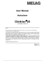 MELAG Cliniklav 25 User Manual preview