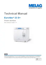 Preview for 1 page of MELAG Euroklav 23 S+ Technical Manual