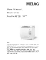 Preview for 1 page of MELAG Euroklav 29 VS+ User Manual