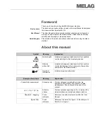 Preview for 3 page of MELAG Euroklav 29 VS+ User Manual