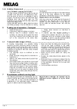 Preview for 18 page of MELAG MELAquick 12 Operation Manual