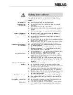 Preview for 5 page of MELAG MELAquick 12+ User Manual