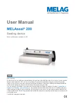 MELAG MELAseal 200 User Manual preview