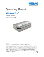 MELAG MELAseal Pro Operating Manual предпросмотр