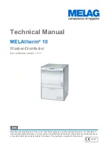 Preview for 1 page of MELAG MELAtherm 10 Technical Manual