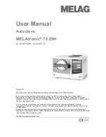 MELAG MELAtronic 15 EN+ User Manual preview