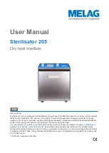 MELAG Sterilisator 205 User Manual предпросмотр