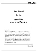 Preview for 1 page of MELAG Vacuklav 24-B/L User Manual