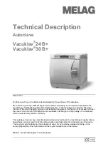 Preview for 1 page of MELAG Vacuklav 24 B+ Technical Description