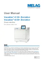 Preview for 1 page of MELAG Vacuklav 41 B Plus Evolution User Manual