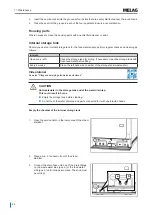 Preview for 64 page of MELAG Vacuklav 41 B Plus Evolution User Manual