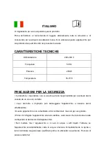 Preview for 3 page of Melchioni 118320000 User Manual