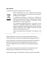 Preview for 4 page of Melchioni 118430016 User Manual