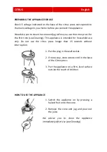 Preview for 7 page of Melchioni 118430016 User Manual