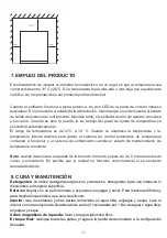 Предварительный просмотр 22 страницы Melchioni 118700230 User Manual