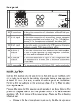 Предварительный просмотр 21 страницы Melchioni 550111011 Manual