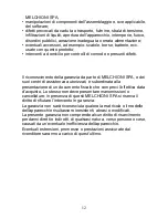 Preview for 13 page of Melchioni ARIOSTO 22 User Manual