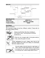 Предварительный просмотр 20 страницы Melchioni ARIOSTO 31 WS User Manual