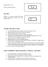 Preview for 10 page of Melchioni FLAT 118230011 User Manual