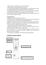 Preview for 19 page of Melchioni Frullatore User Manual