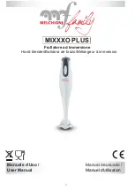 Предварительный просмотр 1 страницы Melchioni MIXXXO PLUS User Manual