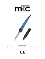 Melchioni MKC 70DA User Manual preview