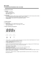 Preview for 3 page of Melchioni MKC-8908 User Manual