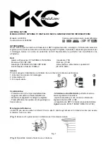 Melchioni SATURN AV-9003S Instruction Manual preview