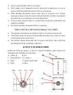 Preview for 11 page of Melchioni Vitamino User Manual