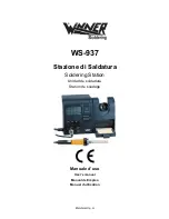 Melchioni WS-937 User Manual preview