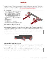 Предварительный просмотр 2 страницы Melco Fast Clamp Setup, Assembly, & Adjustment